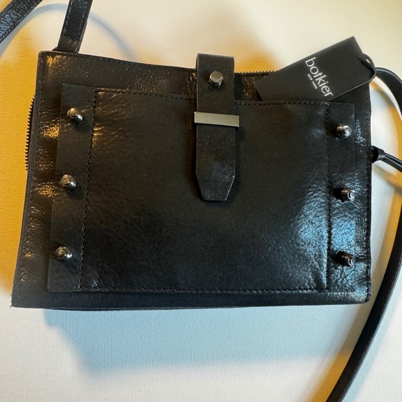 Botkier Handbags - Botkier Warren City‎ Crossbody Bag Black Leather NWT Studded Purse $228